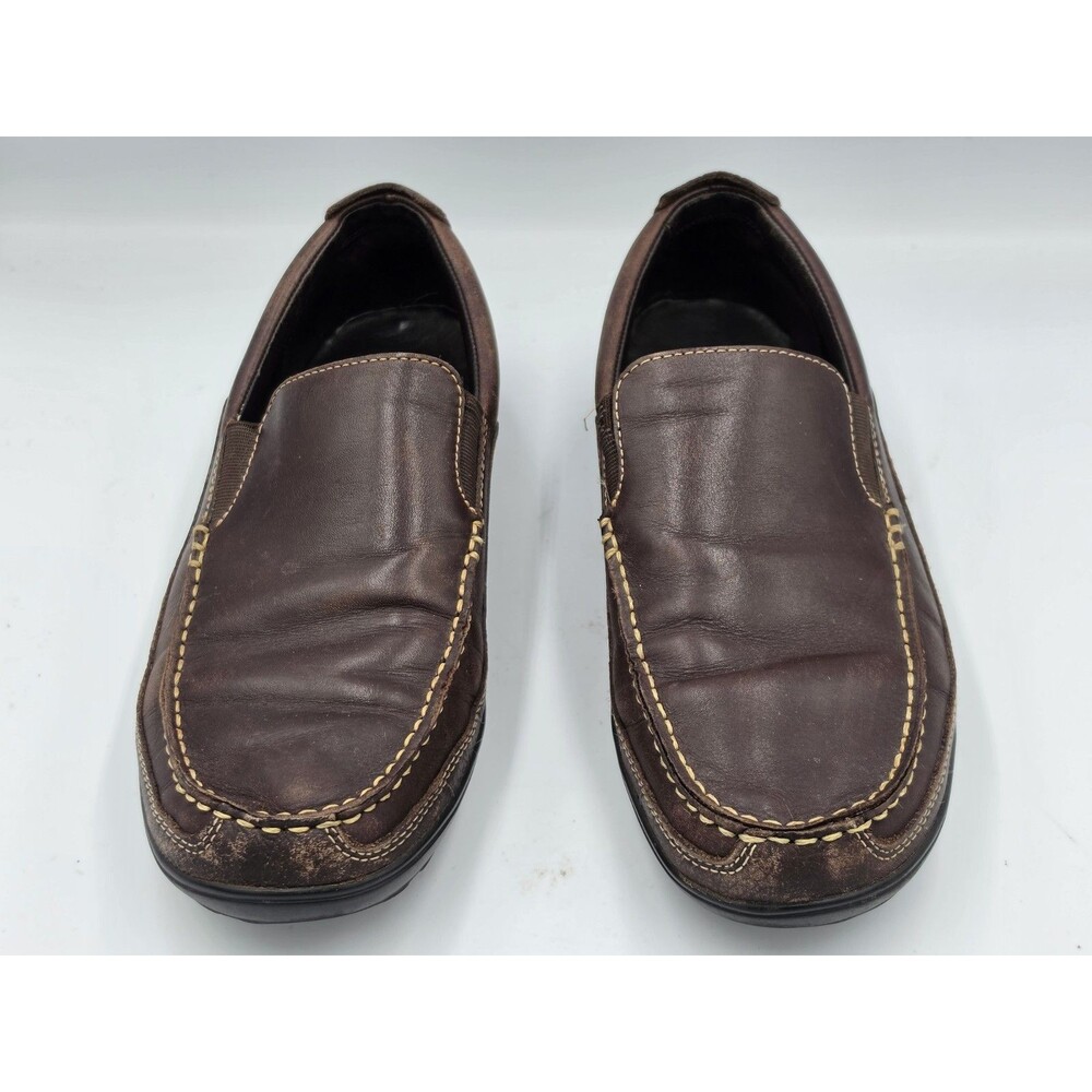 Cole Haan Men's Loafers Tucker Venetian Brown Leather C04059 Size 9.5 M Slip On
